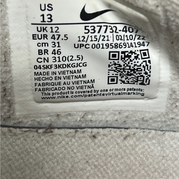 Nike Free Run 2 Running Shoes Mens 13 Midnight Navy Wolf Grey 537732-407 - Picture 7 of 7